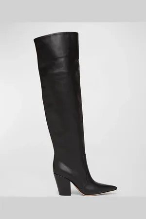 Gianvito Rossi Calfskin Leather Over-The-Knee Boots