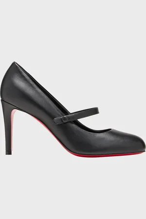 Christian Louboutin Leather Mary Jane Red Sole Pumps