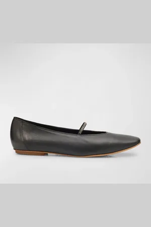 Pedro Garcia Tila Crystal-Strap Ballerina Flats