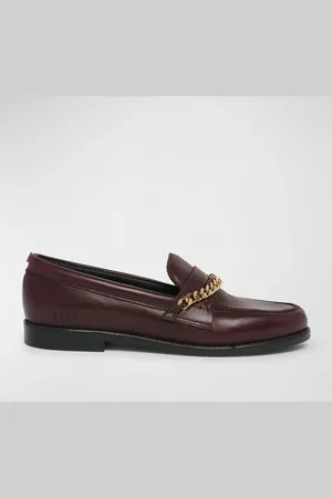 Golden Goose Jerry Chain Leather Penny Loafers