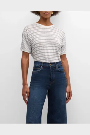 Frame Crewneck Linen Tee