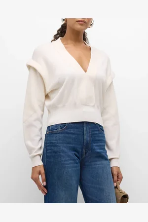 IRO Azura V-Neck Merino Wool Sweater