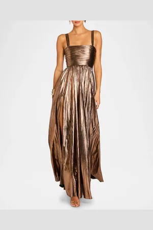 Retrofete Iris Metallic Maxi Dress