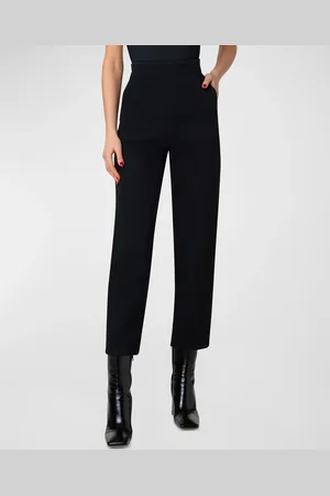 AKRIS Flynn Straight-Leg Cotton Pants