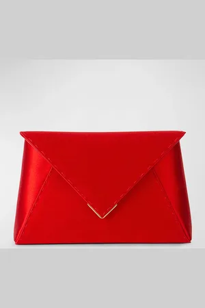 Tyler Ellis Lee Small Satin Pouchette Clutch Bag