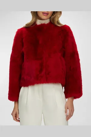 GORSKI Reversible Toscana Shearling Lamb Collarless Jacket