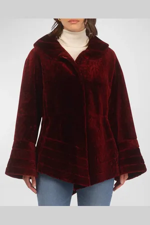 GORSKI Reversible Textured Lamb Shearling Jacket
