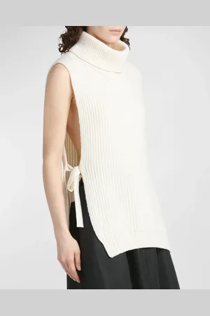 Golden Goose Journey Side-Tie Turtleneck Sweater Vest