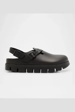 Birkenstock Tokio Exquisite Flatform Leather Clogs