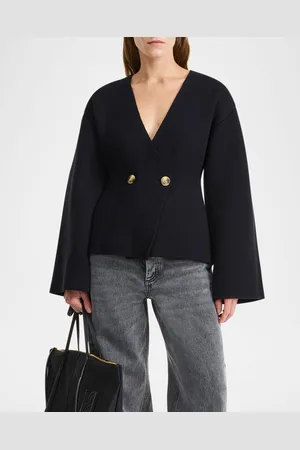 By Malene Birger Tinley Ribbed Double-Breasted Sweater