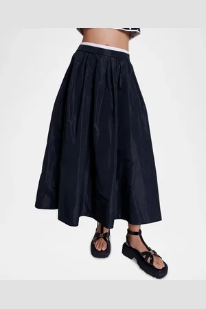 Maje Juraly Technical Midi Skirt