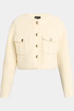 Generation Love Emille Tweed Bomber Jacket