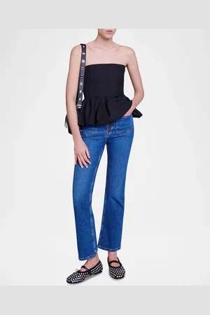 Maje Passiony Straight-Leg Jeans