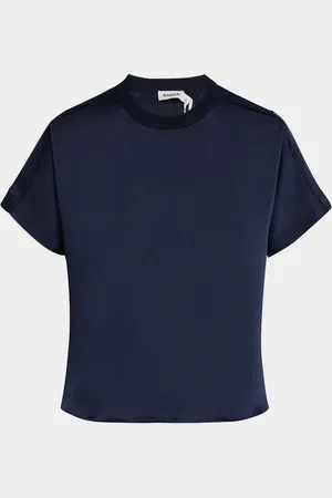 Simkhai Addy Short-Sleeve Knit T-Shirt