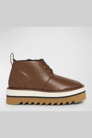 Stella McCartney Sneakelyse Vegan Lace-Up Platform Booties