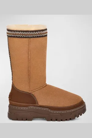 UGG Trailgrazer Suede Shearling Tall Boots