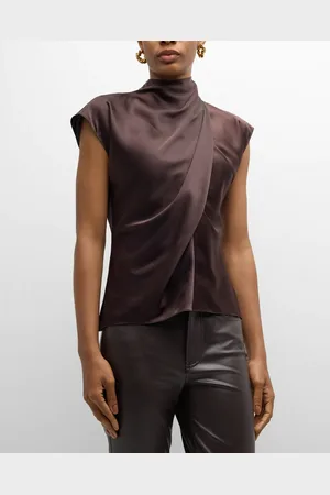 VERONICA BEARD Leilany Draped Tie-Back Top