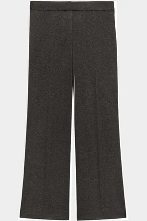 THEORY Herringbone Knit Cropped Pants
