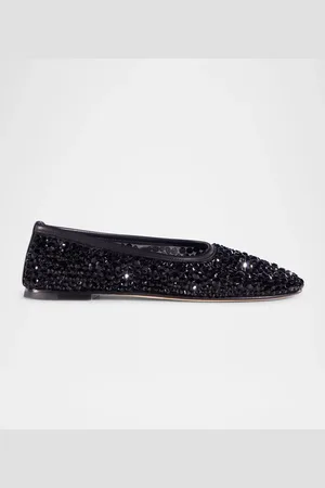 Dear Frances Balla Crystal Mesh Ballerina Flats