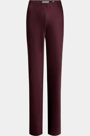 Vince Fluid Bias-Cut Crushed Satin Pants