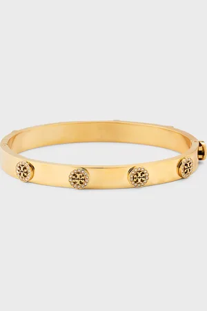 Tory Burch Miller Stud Pave Hinge Bracelet