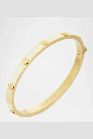 Tory Burch Miller Stud 5mm Enamel Hinge Bracelet
