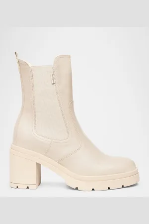 Nero Giardini Leather Heeled Chelsea Booties