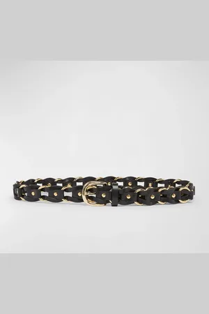 Isabel Marant Bali Goldtone Chained Leather Belt