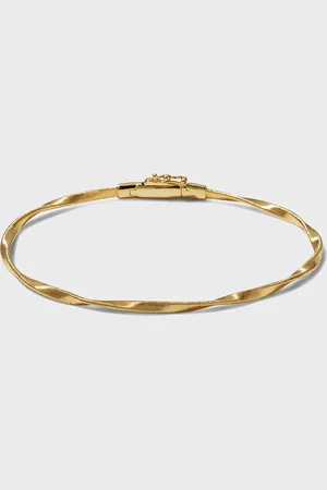 Marco Bicego Marrakech 18K Gold Twisted Bangle Bracelet