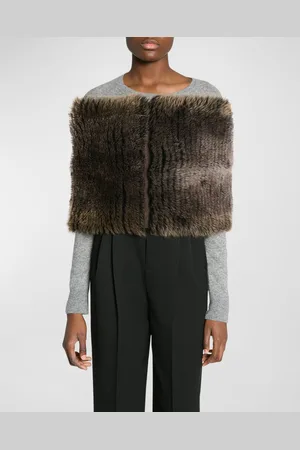Saint Laurent Fur Cashmere Snood