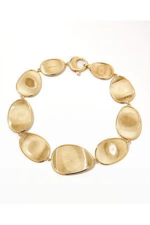 Marco Bicego 18K Yellow Gold Lunaria Graduated Bracelet, 7"L