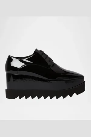 Stella McCartney Elyse Patent Alter Platform Sneaker Loafers