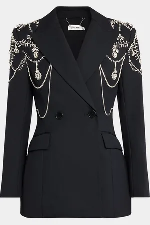 Simkhai Getty Crystal-Embellished Blazer