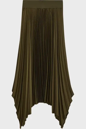 Joseph Ade Pleated Handkerchief Maxi Skirt