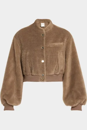 Lune Active Reina Vegan Mohair Bomber Jacket