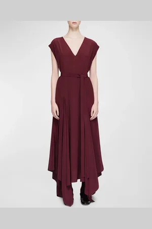Joseph Goodman Handkerchief Silk Maxi Dress