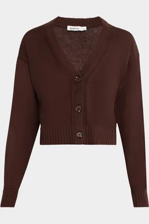 Simkhai Cashmere Cropped Cardigan