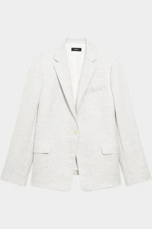 THEORY Houndstooth Slim-Fit Blazer