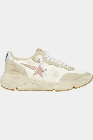 Golden Goose Running Sole Mixed Leather Sneakers