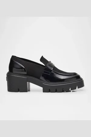 Stuart Weitzman Soho Leather Casual Penny Loafers