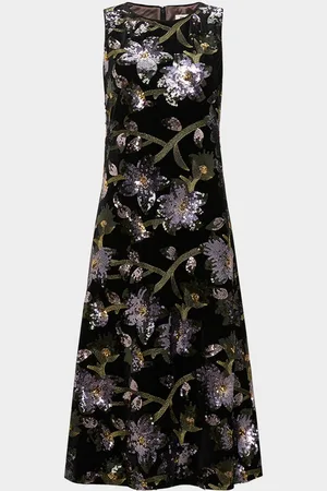 Diane von Furstenberg Coral Sleeveless Midi Dress