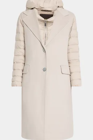 MOORER Jaya Wool-Cashmere Overcoat with Detachable Puffer