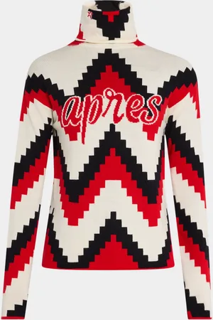 Perfect Moment Chevron Apres Ski Turtleneck Sweater