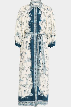ALÉMAIS Casa Belted Midi Shirtdress