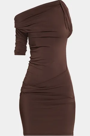 Jacquemus Draped Off-The-Shoulder Mini Dress