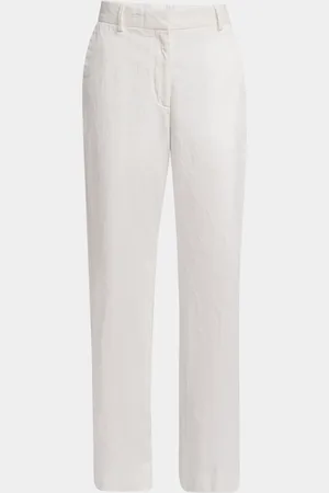 DRIES VAN NOTEN Paxy Straight-Leg Cotton Pants