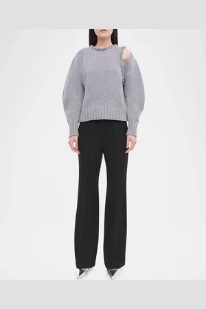 Simkhai Monroe Embellished Wool-Cashmere Sweater