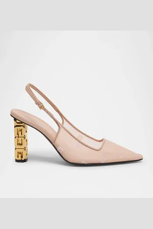 Givenchy G Cube Mesh Slingback Pumps