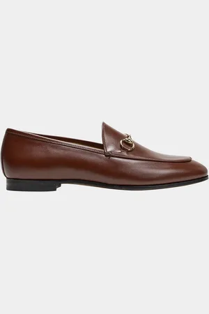 Gucci Jordaan Leather Horsebit Loafers