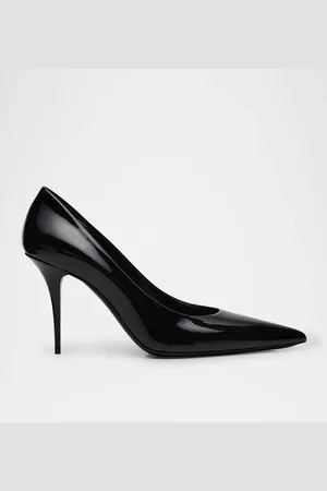 Saint Laurent Norma Patent Peep-Toe Pumps